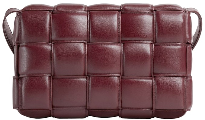 Bottega Veneta Padded Intreccio Cassette Crossbody Bag Barolo Lookbook Bottega Veneta Padded Intreccio Cassette Crossbody Bag Barolo