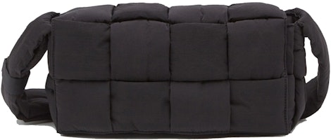 Bottega Veneta Padded Tech Cassette Black Bottega Veneta Padded Tech Cassette Black