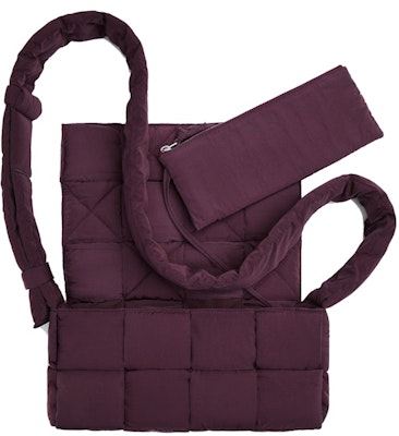 Bottega Veneta Beg Bahu Padded Tech Cassette Mystic Lookbook Bottega Veneta Beg Bahu Padded Tech Cassette Mystic