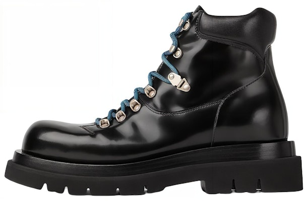 葆蝶家黑色漆皮系带短靴 730230V20V01000 Buy 葆蝶家黑色漆皮系带短靴 730230V20V01000