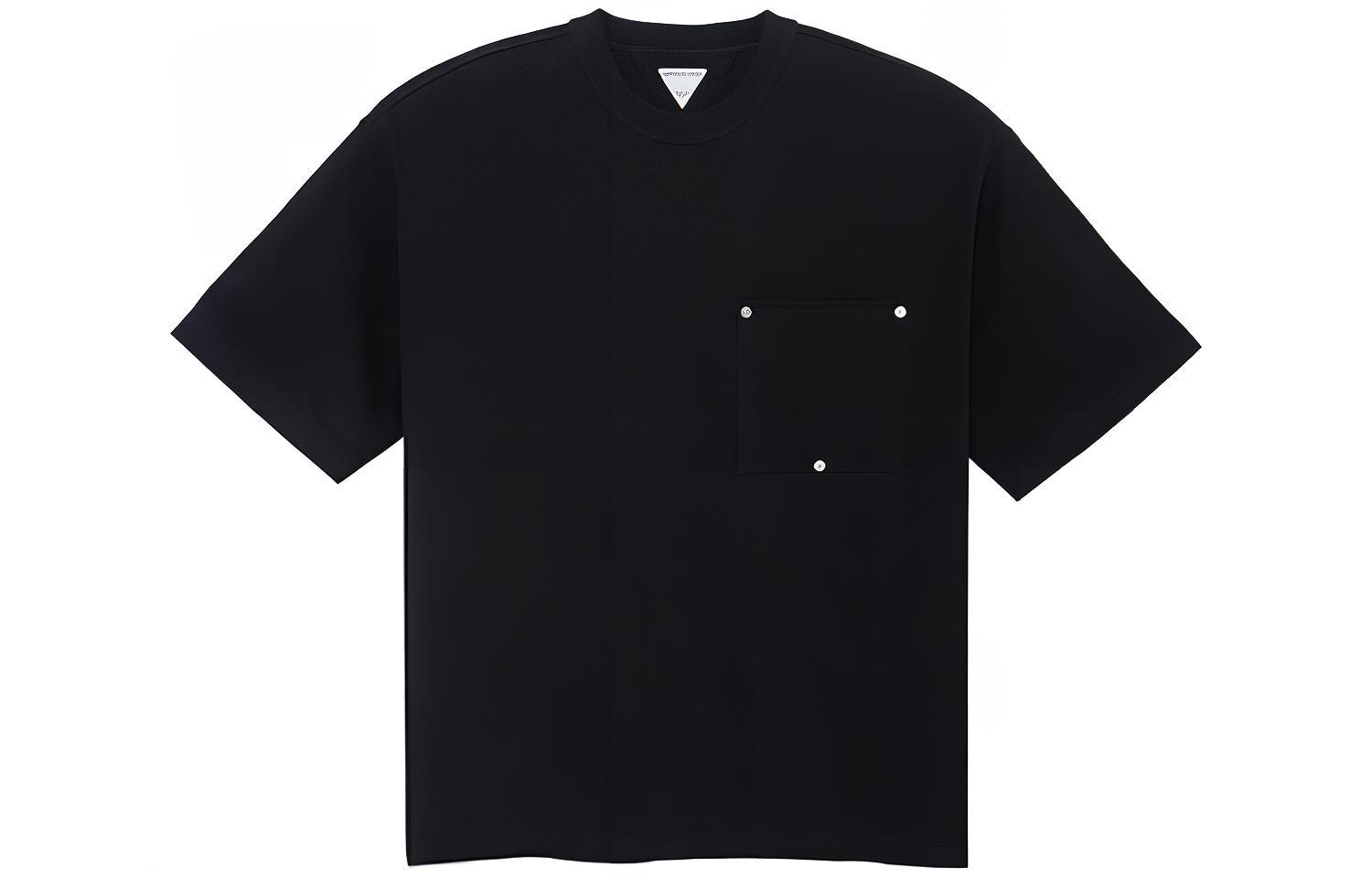 Bottega Veneta Plain Black Crew Neck T-Shirt SS23 745093VKLZ01000