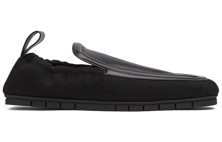 Bottega Veneta Plank 'Black Leather and Tech Fabric Loafer' 圖 2