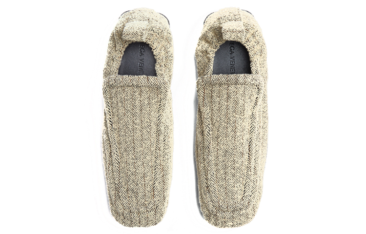 Bottega Veneta Plank Herringbone 'Black Beige' 圖 3