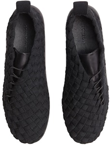 Bottega Veneta葆蝶家 Plat 舒適彈性繫帶 耐磨 低幫 跑步鞋 男款 黑色 Shop Bottega Veneta葆蝶家 Plat 舒適彈性繫帶 耐磨 低幫 跑步鞋 男款 黑色