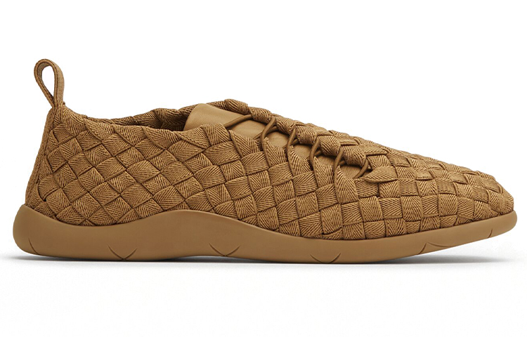 Order 葆蝶家 Plat 棕色弹力鞋带鞋 651306V0GV17647