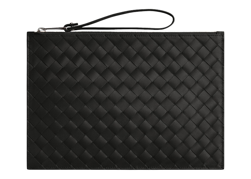 Bottega Veneta Pouch Large Intrecciato Black