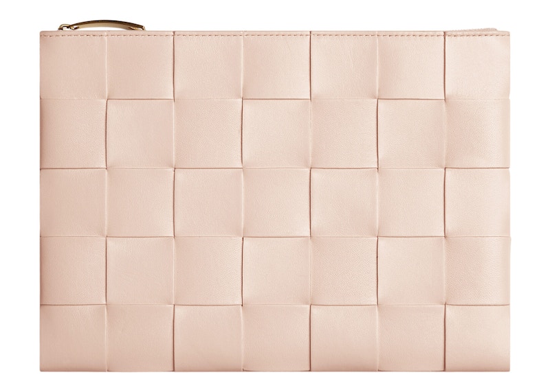 Bottega Veneta Pouch Medium Intreccio Melon Washed