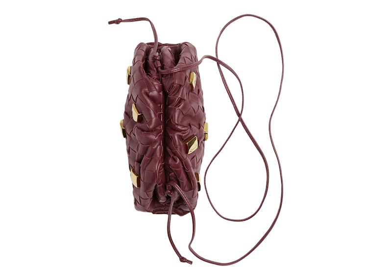 Bottega Veneta Pouch Mini Metallic Embellishment Barolo 圖 3