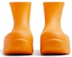 Lookbook Bottega Veneta 葆蝶家 女款橘色橡膠短靴