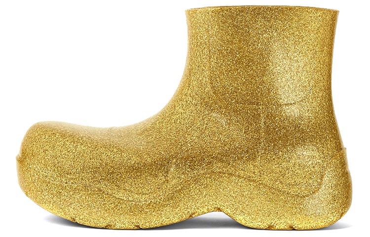 Bottega Veneta Puddle Ankle Boots Gold 640043V10Q08265