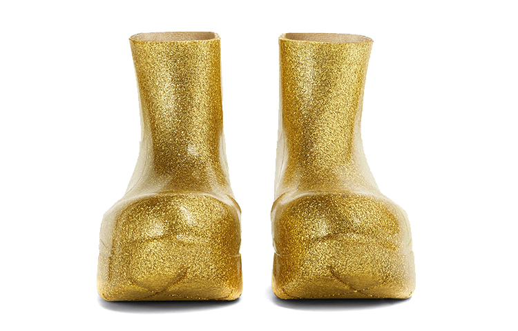 Shop Bottega Veneta Puddle But Ankle Emas 640043V10Q08265