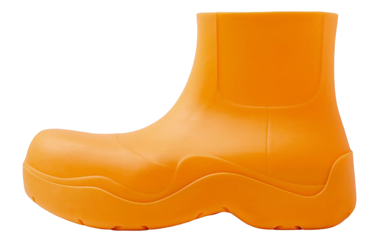Bottega Veneta Puddle Ankle Boots Tangerine 640043V00P07593