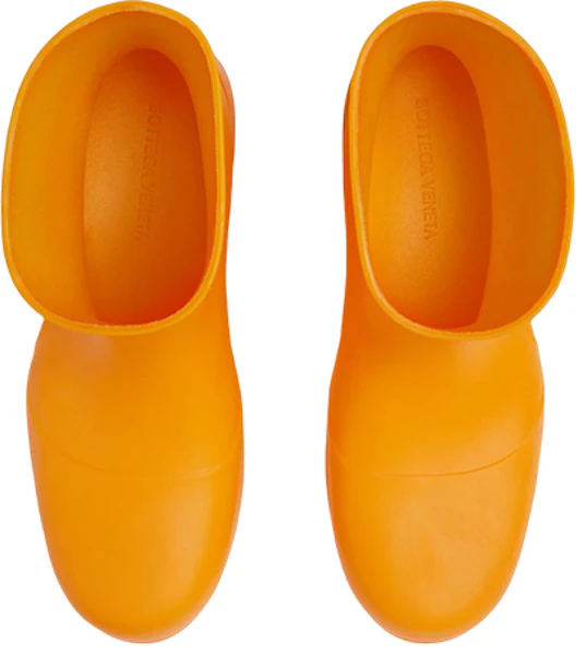Bottega Veneta Puddle Enkelboots Mandarijnoranje 640043V00P07593 Lookbook Bottega Veneta Puddle Enkelboots Mandarijnoranje 640043V00P07593