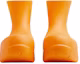 Shop Bottega Veneta Puddle Enkelboots Mandarijnoranje 640043V00P07593