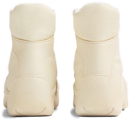 Bottega Veneta 葆蝶家 科技布料系帶工裝短靴 白色 Purchase Bottega Veneta 葆蝶家 科技布料系帶工裝短靴 白色