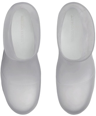Bottega Veneta葆蝶家 Puddle 雨靴 橡膠 時尚套穿 短靴 玻璃色 Shop Bottega Veneta葆蝶家 Puddle 雨靴 橡膠 時尚套穿 短靴 玻璃色
