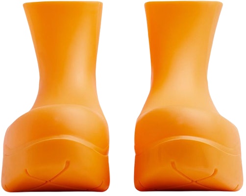Bottega Veneta Puddle Ankle Boots Warna Tangerine 640043V00P07593 Lookbook Bottega Veneta Puddle Ankle Boots Warna Tangerine 640043V00P07593