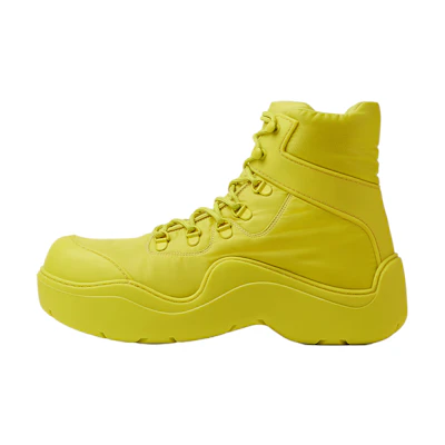 Bottega Veneta Puddle Boot 'Yellow Knit'