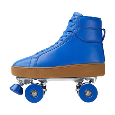 Bottega Veneta Quilt Rollers 'Blue Lambskin'