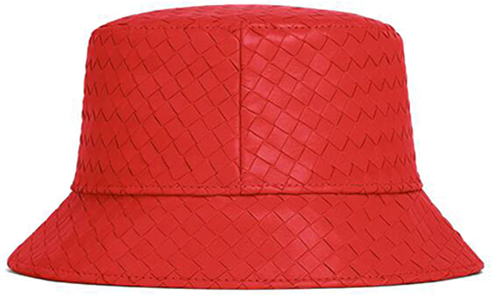 bottega-veneta-red-lambskin-solid-design-bucket-hat-687343-vzqo-56233