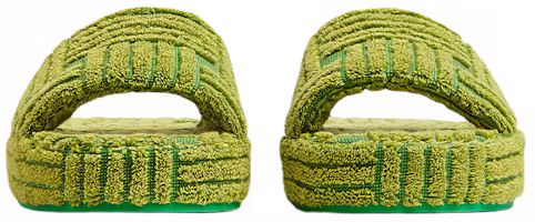 Order Bottega Veneta Resort Sponge Slide ''Parakeet Kiwi'' Sandaal 660245-V1MY0-7072