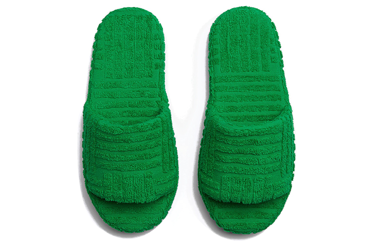 Purchase Bottega Veneta 渡假系列海綿拖鞋 草綠色 660245V0VW03730