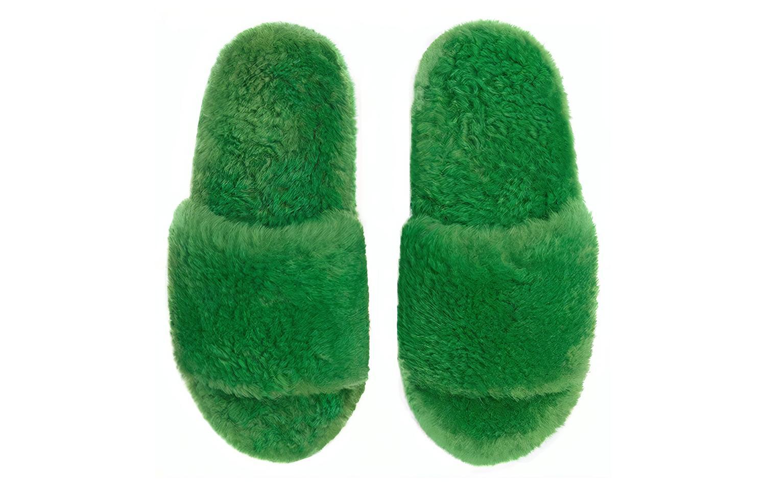 Bottega Veneta Resort Teddy Slide 'Parakeet' 圖 4