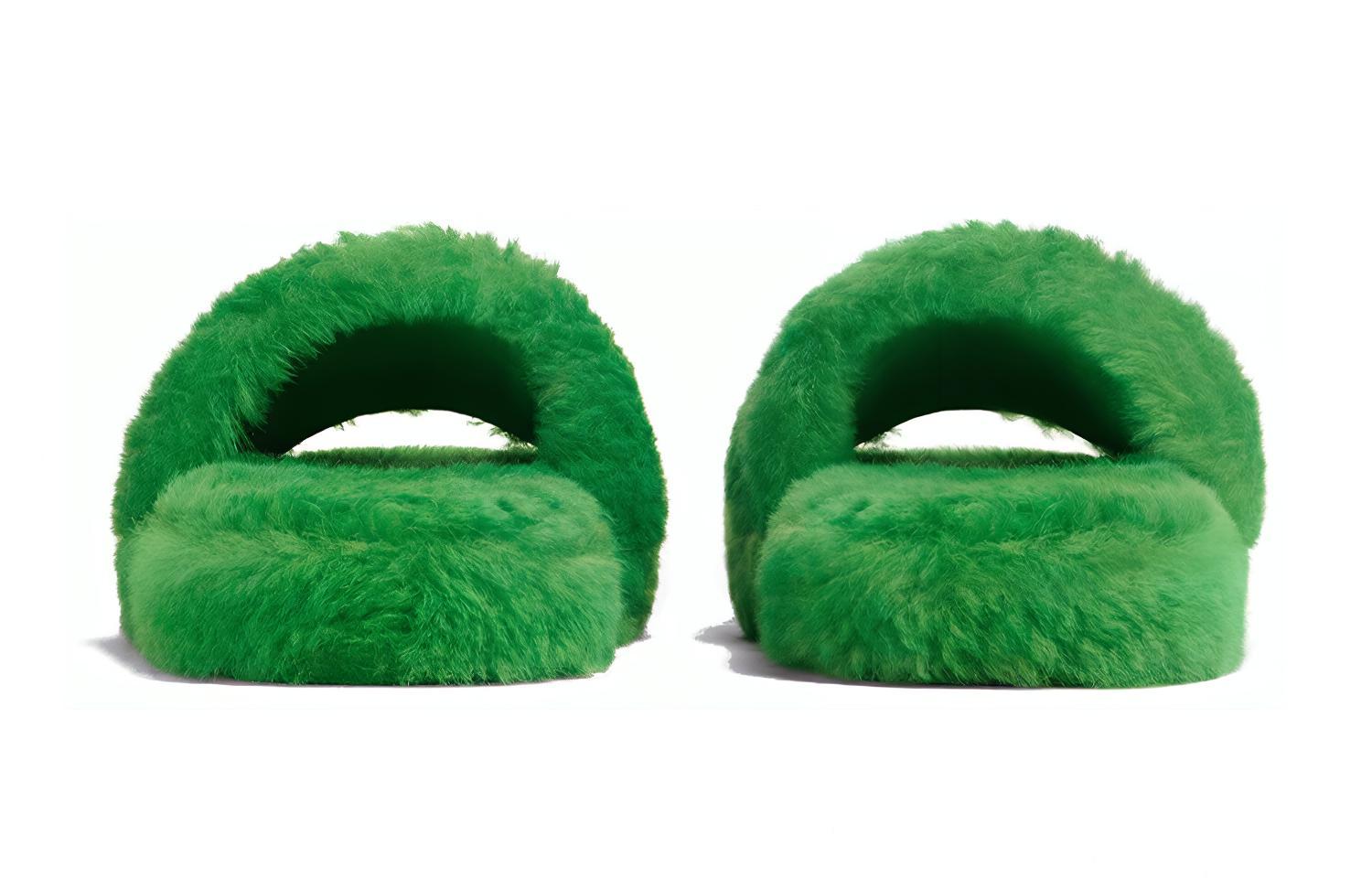 Bottega Veneta Resort Teddy Slide 'Parakeet' 圖 5