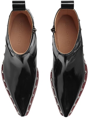 Bottega Veneta Ripley 'Studded Black Leather Zip' 730249V2RV01118 Order Bottega Veneta Ripley 'Studded Black Leather Zip' 730249V2RV01118
