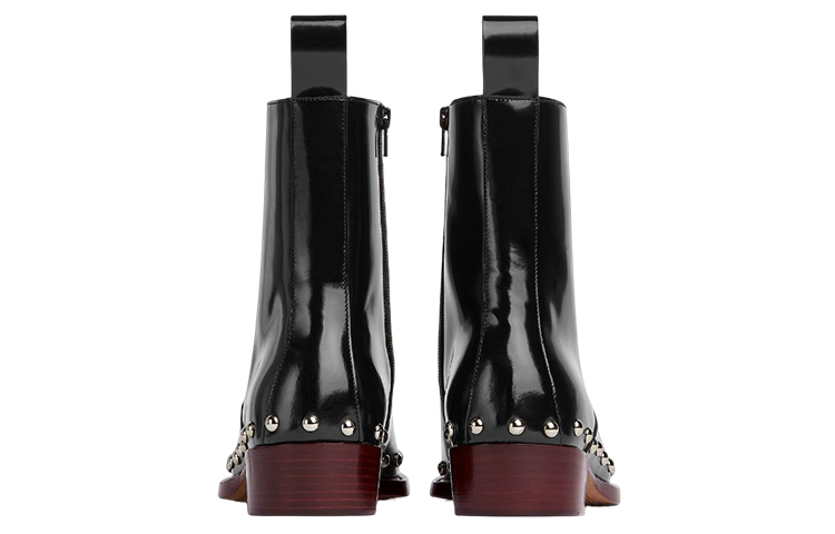 Shop ボッテガ・ヴェネタ スタッズ ジップバッグ (ブラック) 730249V2RV01118