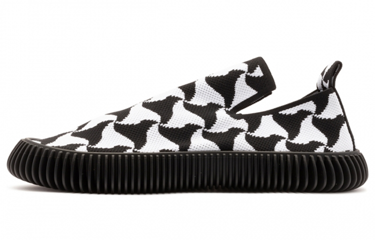 Bottega Veneta Ripple Sneaker 'Wavy Triangle - Black Optic White'