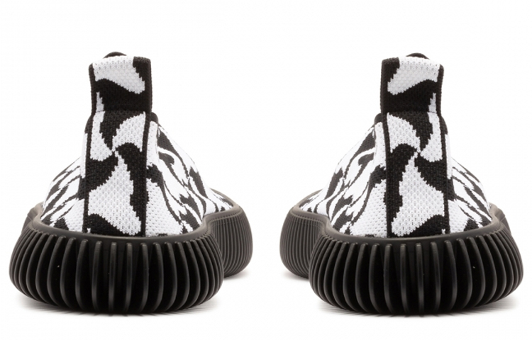 Bottega Veneta Ripple Sneaker 'Wavy Triangle - Black Optic White' 圖 4