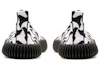 Shop Bottega Veneta 波浪運動鞋 'Wavy Triangle-黑色 光學白' 690123V1NW01486