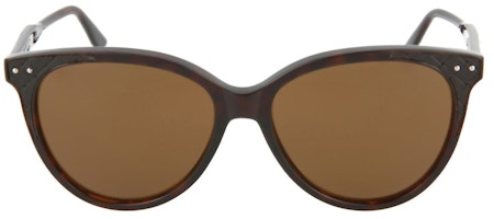 Bottega Veneta Round-Frame Acetate Sunglasses Shiny Dark Havana/Dark Espresso (BV0119S-30001112-004) Bottega Veneta Round-Frame Acetate Sunglasses Shiny Dark Havana/Dark Espresso (BV0119S-30001112-004)
