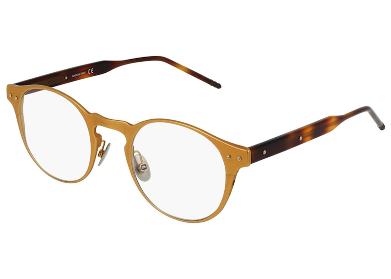 Bottega Veneta Round-Frame Aluminium Sunglasses Bronze/Havana/Transparent (BV0180O-30002475-003) 圖 2