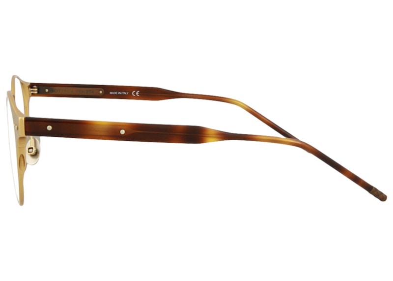 Bottega Veneta Round-Frame Aluminium Sunglasses Bronze/Havana/Transparent (BV0180O-30002475-003) 圖 3
