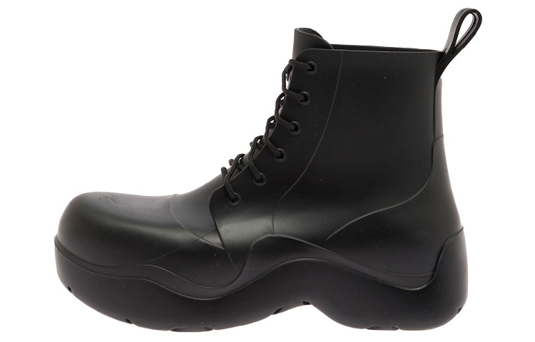 Bottega Veneta Rubber Chelsea Boot 'Black Fashion Strap'