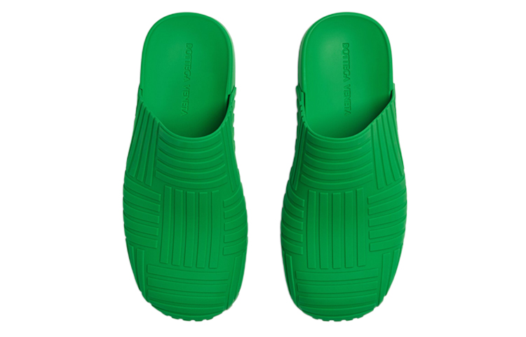 Lookbook Bottega Veneta 橡膠拖鞋 'Parakeet' 靚綠款 690104-V1O60-3708