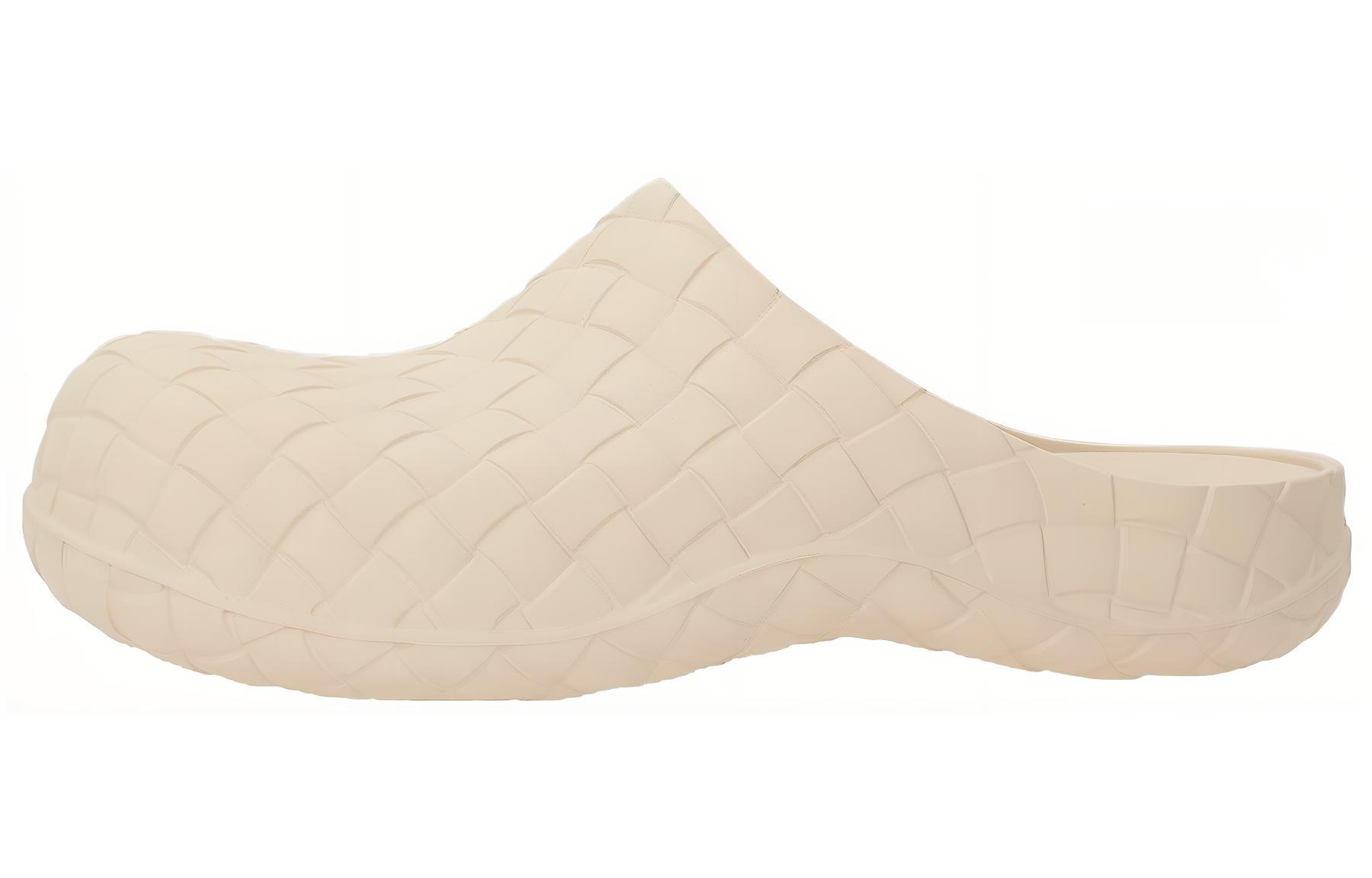 Bottega Veneta Rubber Round-Toe Slip-On 'Beige' 741339V11T09031
