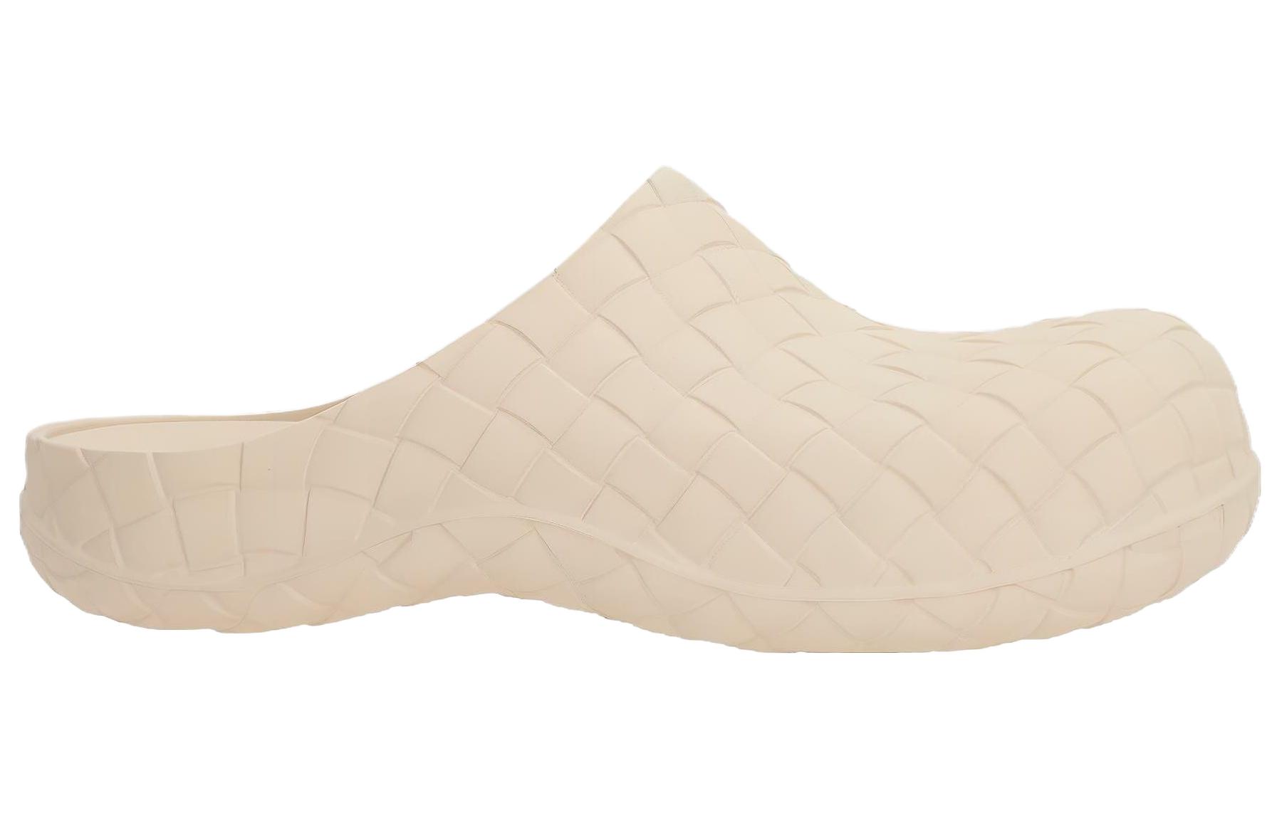 Bottega Veneta Rubber Round-Toe Slip-On 'Beige' 圖 2
