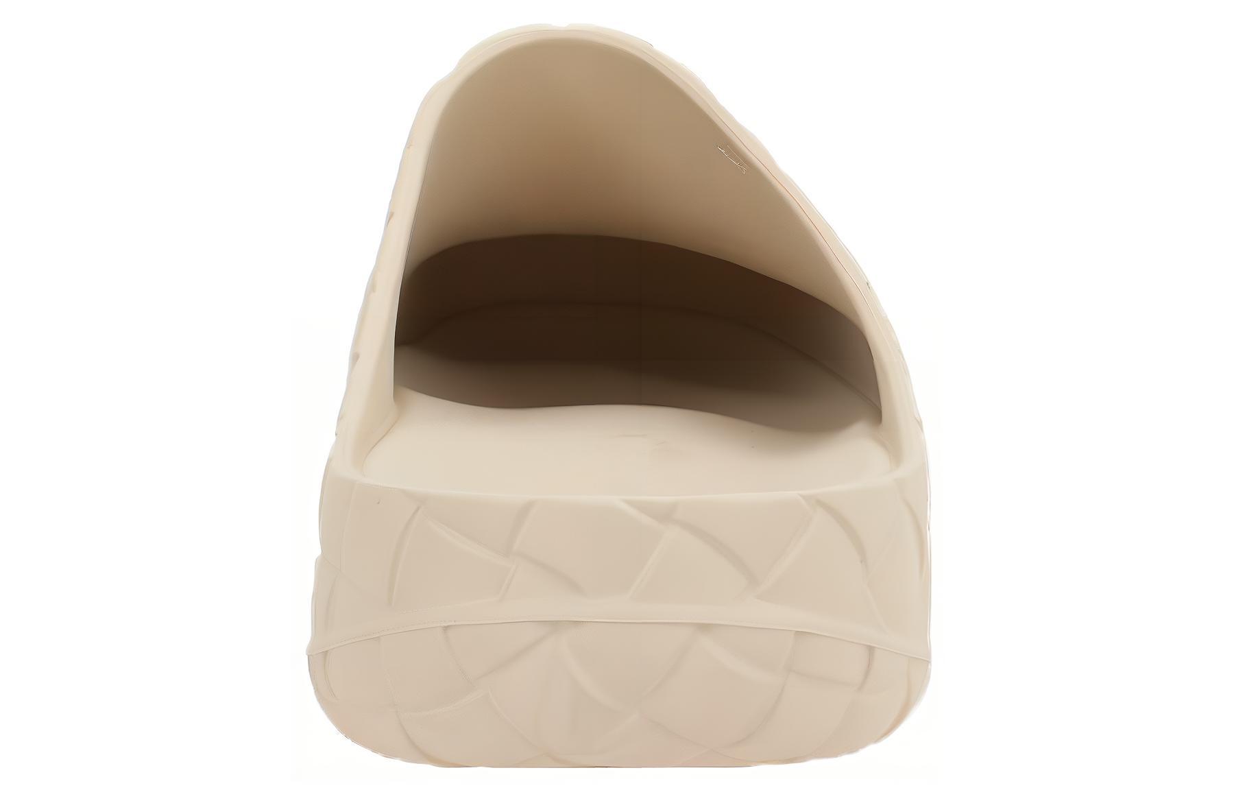 Shop Bottega Veneta Rubber Round-Toe Slip-On 'Beige' 741339V11T09031