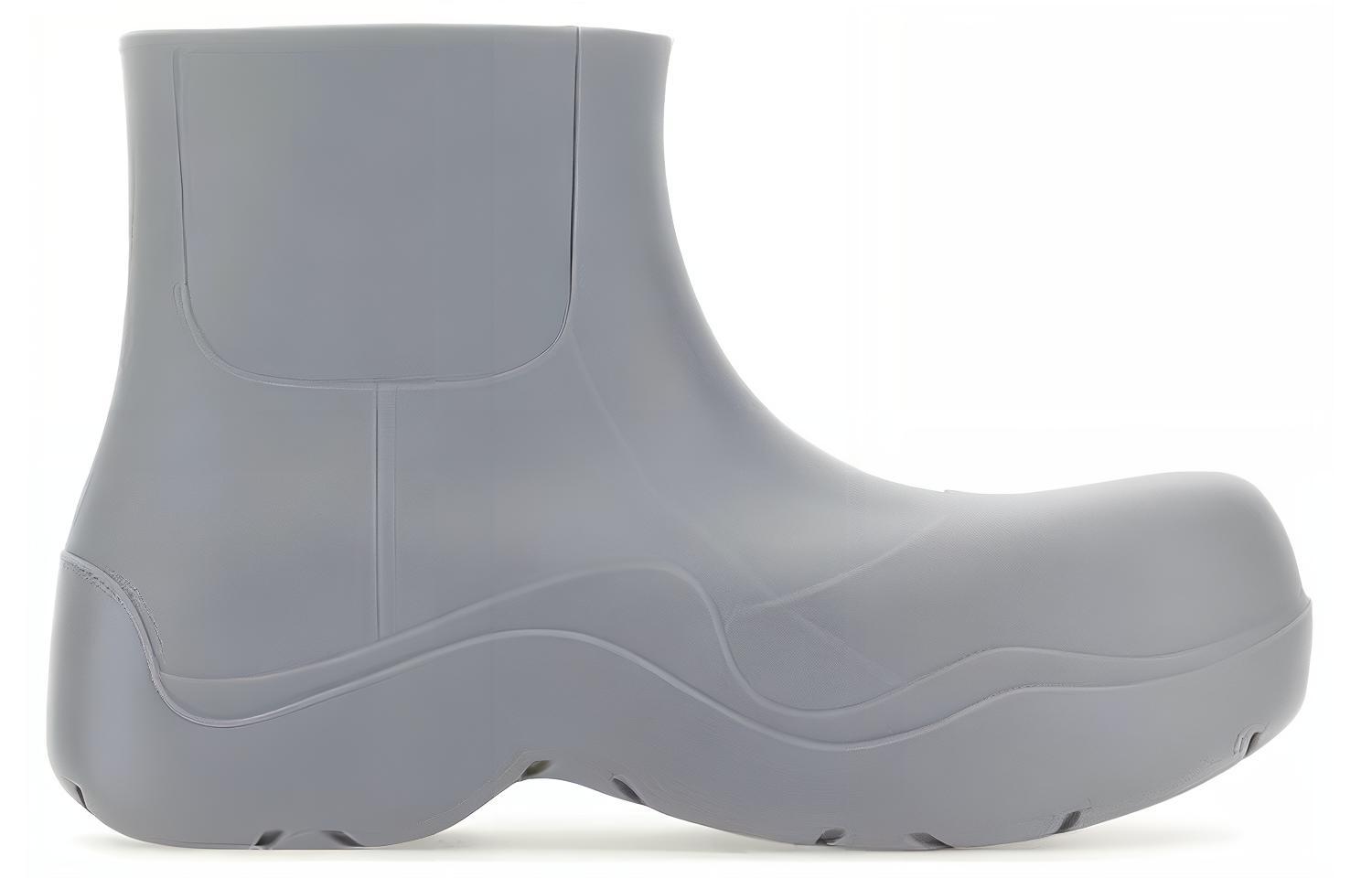 Bottega Veneta Rubber Toe Cap Chunky Boots 'Grey' 圖 2