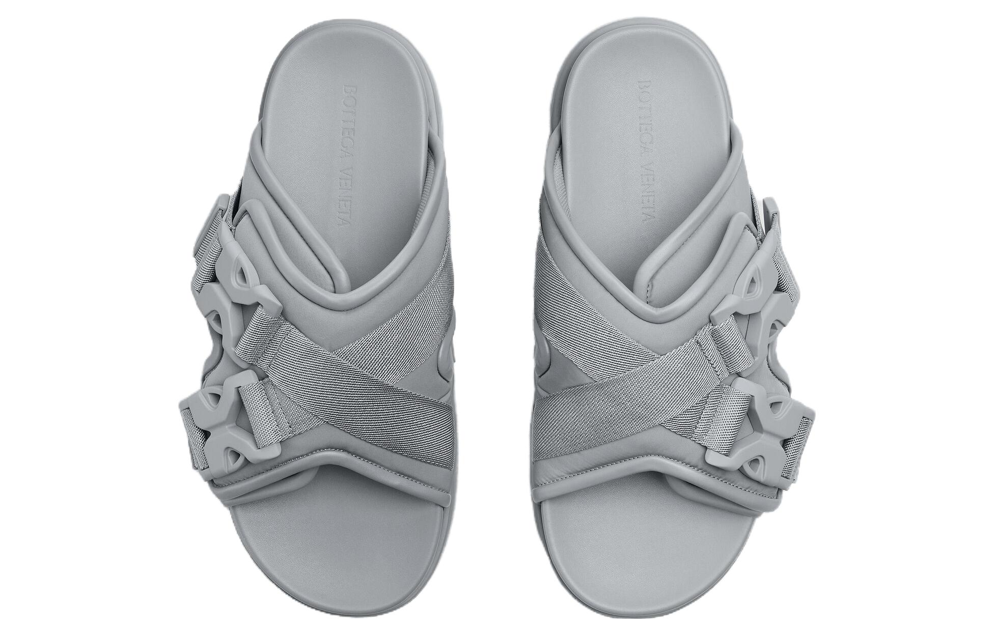 Purchase Bottega Veneta 灰色时尚露趾拖鞋 754218V3C411268