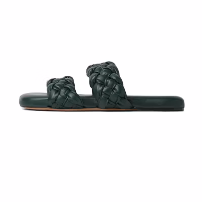 Bottega Veneta Slide 'Pine Green'