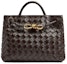 Buy Bottega Veneta 小号 Andiamo 浓情棕色包包