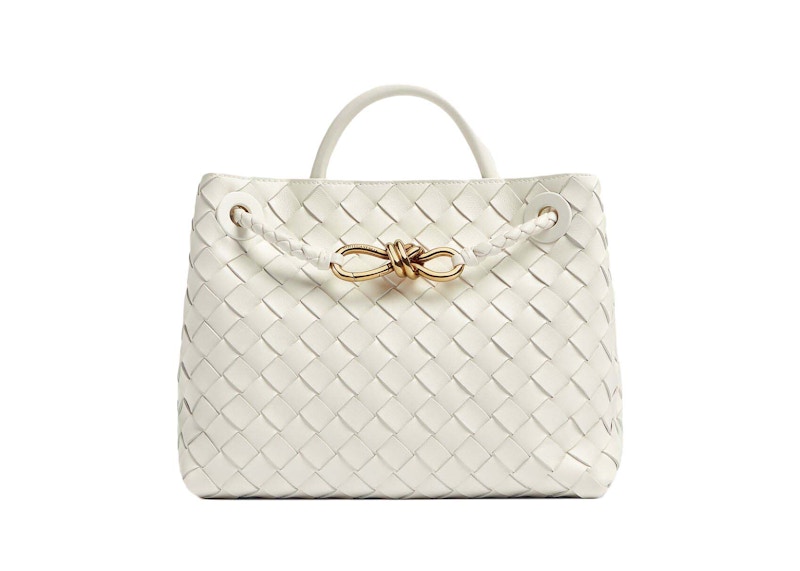 Bottega Veneta Small Andiamo White