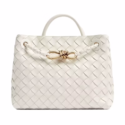 Bottega Veneta Small Andiamo White