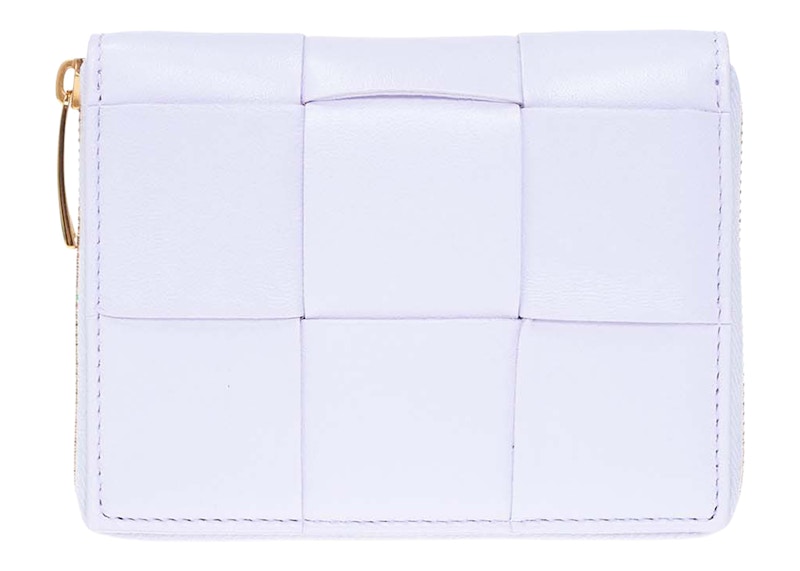 Bottega Veneta Small Cassette Bi-Fold Zip Wallet Mirth Washed