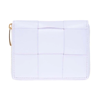 Bottega Veneta Small Cassette Bi-Fold Zip Wallet Mirth Washed