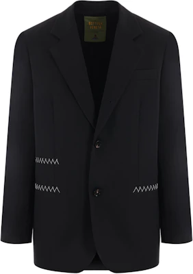 Bottega Veneta Solid Black Single-Breasted Suit Jacket 776245V3PH01000 Buy Bottega Veneta Solid Black Single-Breasted Suit Jacket 776245V3PH01000